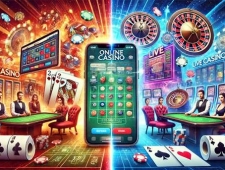 קזינו באינטרנט וקזינו חיי-כל ההבדלים